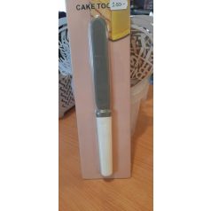 Műanyag torta simító/díszítő
