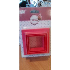 Sütemény kiszúró kocka 2 oldalú 9,5-5 cm