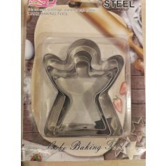 Fém kiszúró angyalka 3db-os