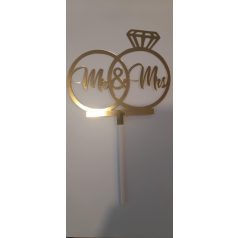 MR &MRS beszúró arany