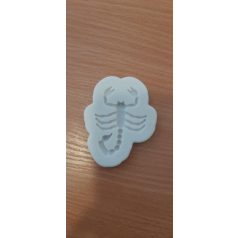 Szilikon forma  skorpió