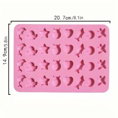 Állatos gumicukor szilikon forma