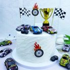 Autós tortadísz (11db/cs)