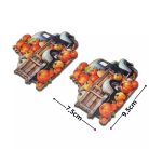 Őszi dekoráció Autó tökkel 1 db/cs