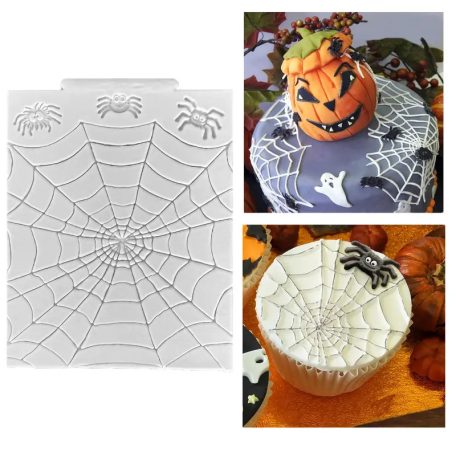 Szilikon forma pókok és pókháló