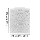 Szilikon forma pókok és pókháló