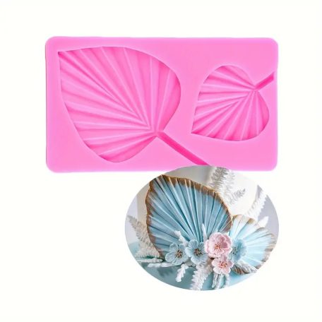 Banánlevél szilikon forma