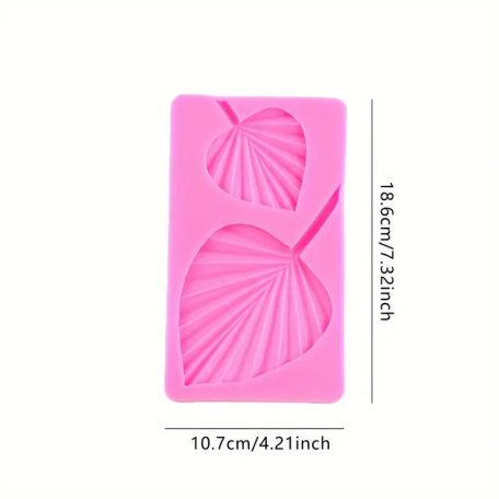 Banánlevél szilikon forma