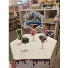 Tortabeszúró MineCraft 6 db/szett