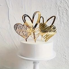 Arany tortabeszúró szív