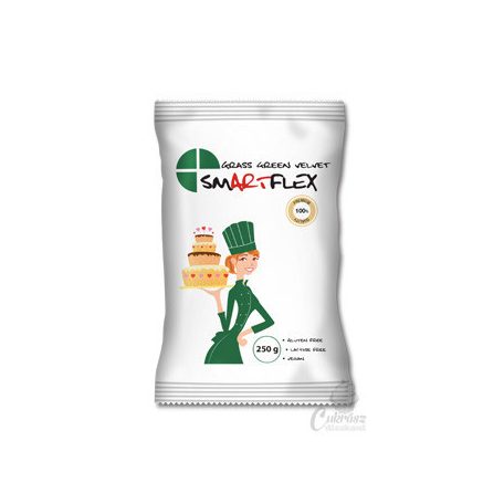 Smartflex Velvet tortaburkoló 250g fűzöld