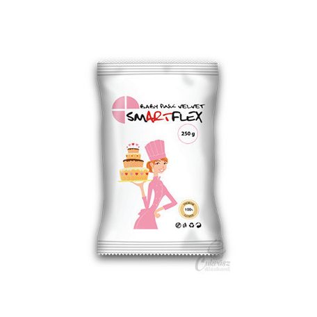 Smartflex Velvet tortaburkoló 250g világos rózsaszín