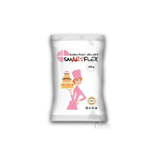 Smartflex Velvet tortaburkoló 250g világos rózsaszín