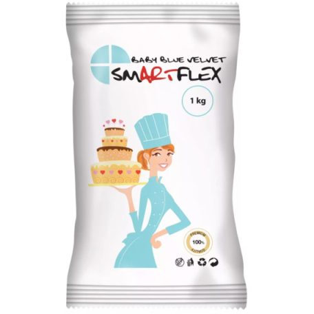 Smartflex Velvet tortaburkoló 1000g világoskék