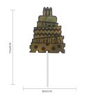 Tortabeszúró torta arany-fekete