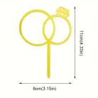 Arany tortabeszúró gyűrű