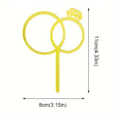 Arany tortabeszúró gyűrű