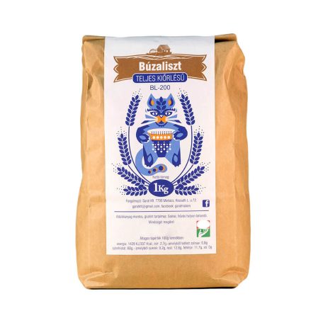 BL-200 Teljes kiőrlésű búzaliszt 1 kg