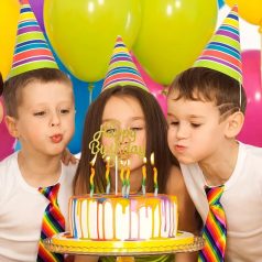 Happy Birthday csillogó arany