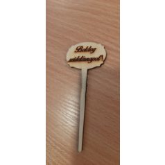 Boldog születésnapot fa beszúró natúr