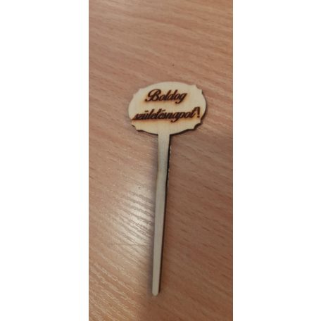 Boldog születésnapot fa beszúró natúr