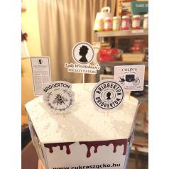 Bridgerton beszú fekete-fehér