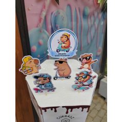 Capibara  fiús tortabeszúró 6 db-os