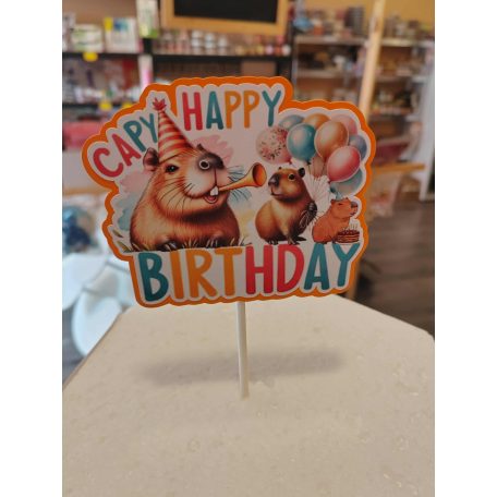 Tortabeszúró  Capy Birtdhay Kapibara