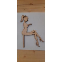 Natúr fa női alak beszúró