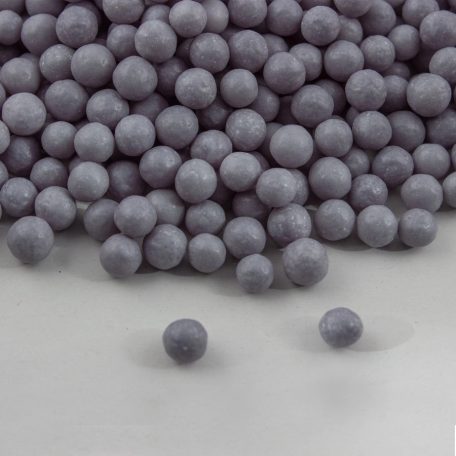 Ezüstös szürke cukorgyöngy, 7mm, 130g - Lumea