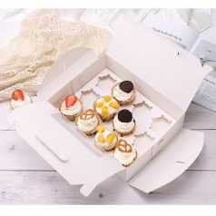 12 db-os cupcake doboz fogantyúval