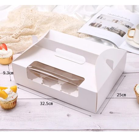 12 db-os cupcake doboz fogantyúval