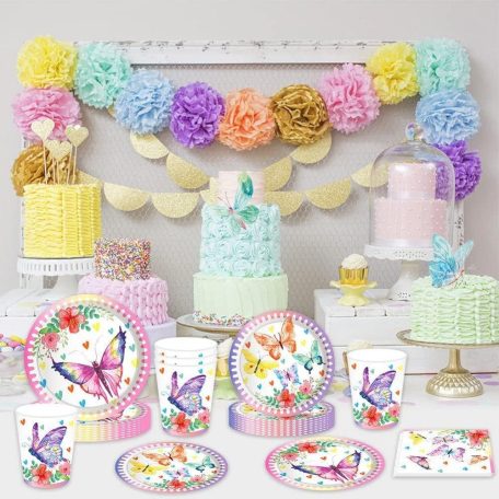 Pillangós születésnapi dekoráció
