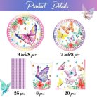 Pillangós születésnapi dekoráció