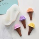 Fagylalt alakú szilikon forma