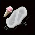 Fagylalt alakú szilikon forma