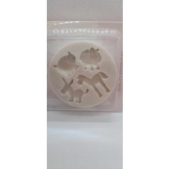 Szilikon forma farm állatai