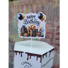 Tortabeszúró fekete-arany