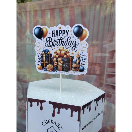 Tortabeszúró fekete-arany