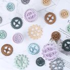 Fogaskerék/kerék kiszúró pecsét 3 db/cs