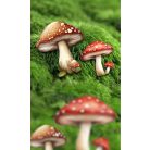 Őszi dekoráció gomba 2 db/cs