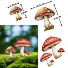 Őszi dekoráció gomba 2 db/cs