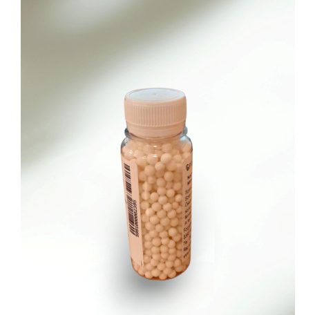 Fehér cukorgyöngy 4 mm