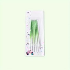 Fröcskölt gyertya zöld 6 db/cs