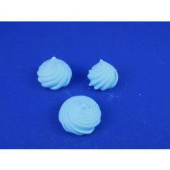 Kék közepes hullámos habcsók 12 db