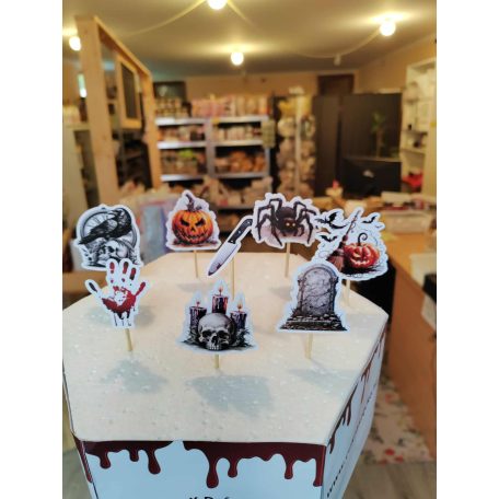 Halloween beszúró 8 db