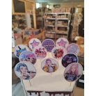 K-pop Demon Hunters beszúró 12 db-os kerek