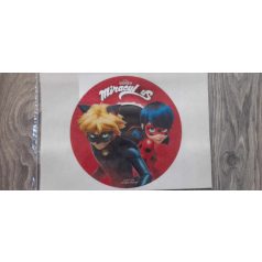 Katica és Fekete macska tortaostya (20 cm)