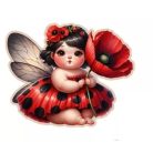 Őszi dekoráció katica tündér 1