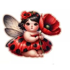 Őszi dekoráció katica tündér 1